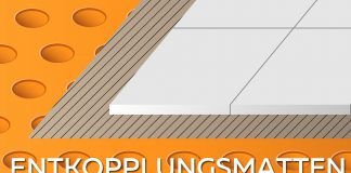 Entkopplungsmatten verlegen