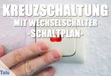 Kreuzschaltung mit Wechselschalter