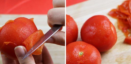 Tomaten häuten