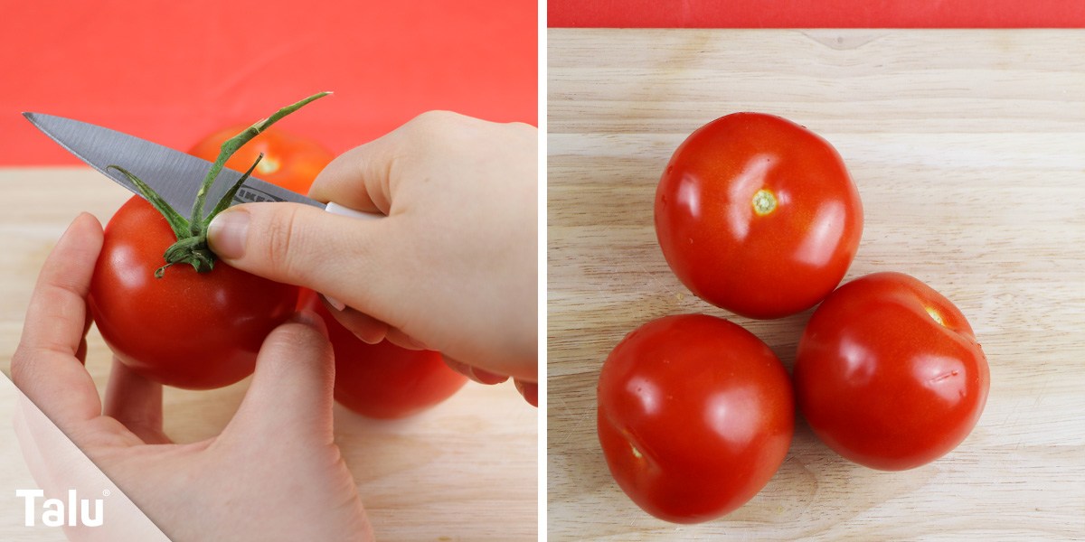 Tomaten schälen