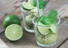 Basilikum Limetten Sorbet