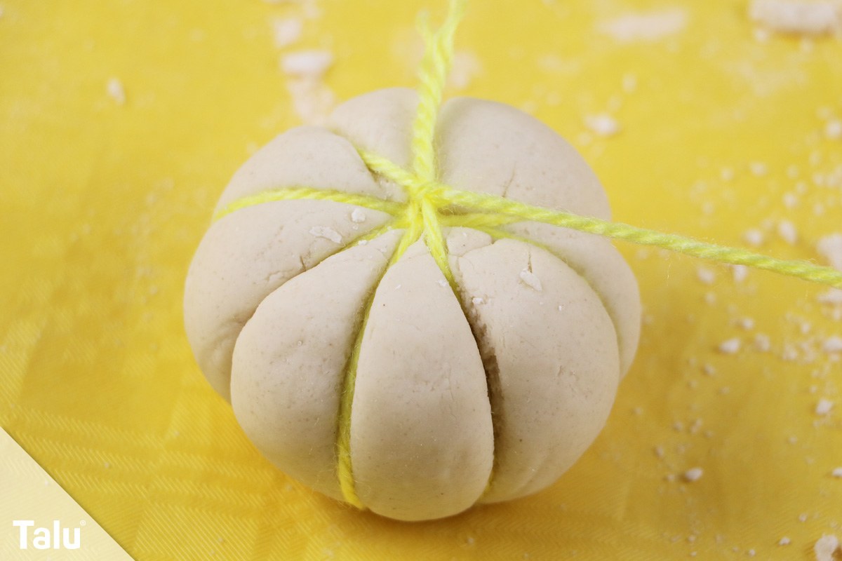 Kürbis aus Salzteig