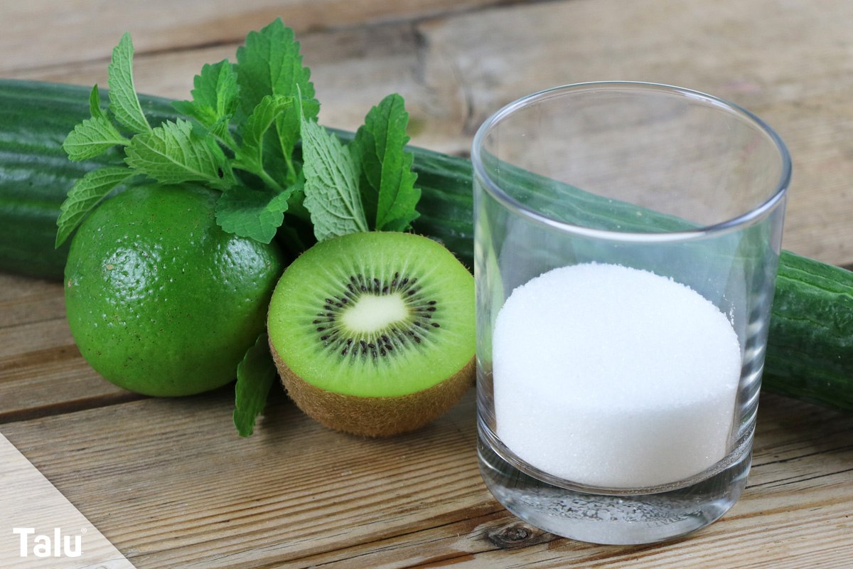Zutaten für Gurkenlimonade