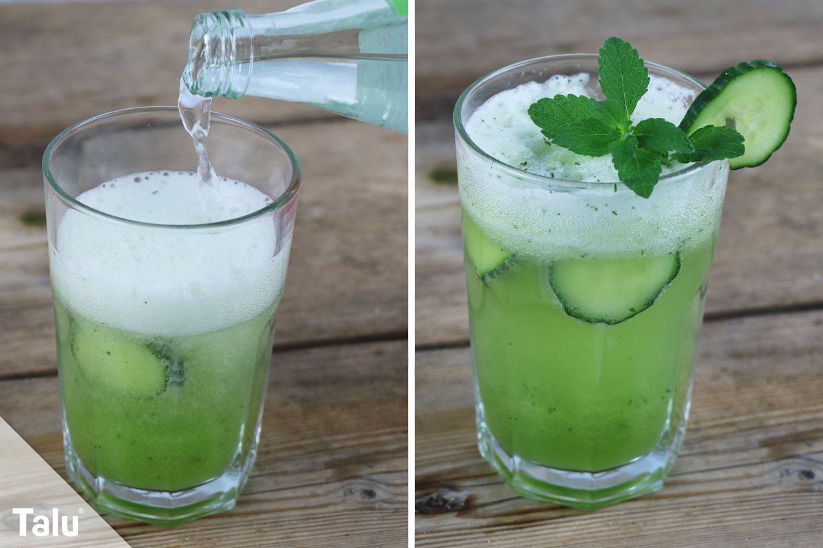 Limo mit Mineralwasser