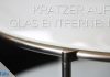 Kratzer auf Glas entfernen