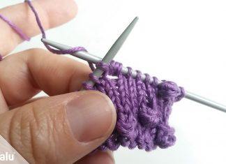 Noppenmuster stricken