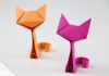 Origami Katze falten