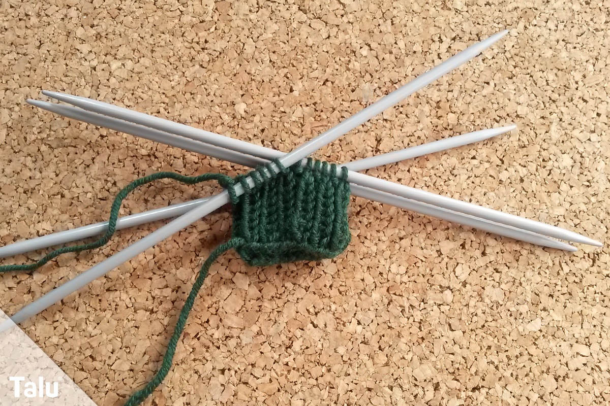 Ärmel stricken