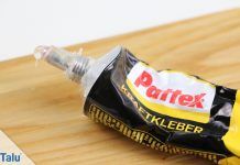 Klebereste entfernen