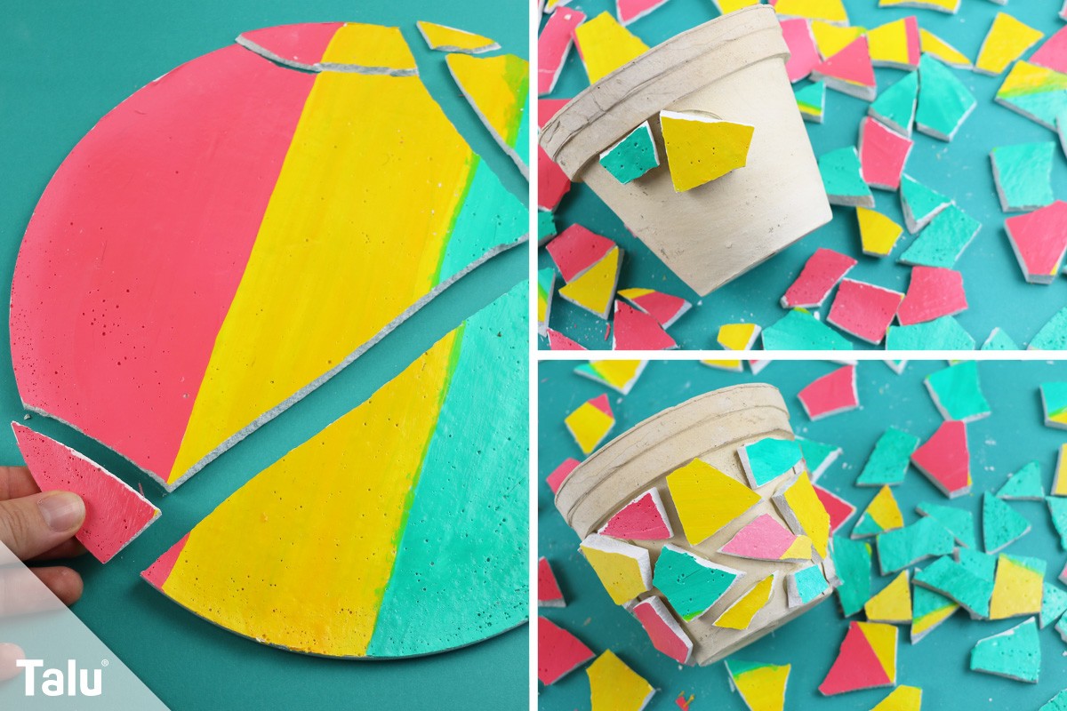 Gips-Mosaik