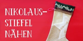 Nikolausstiefel nähen
