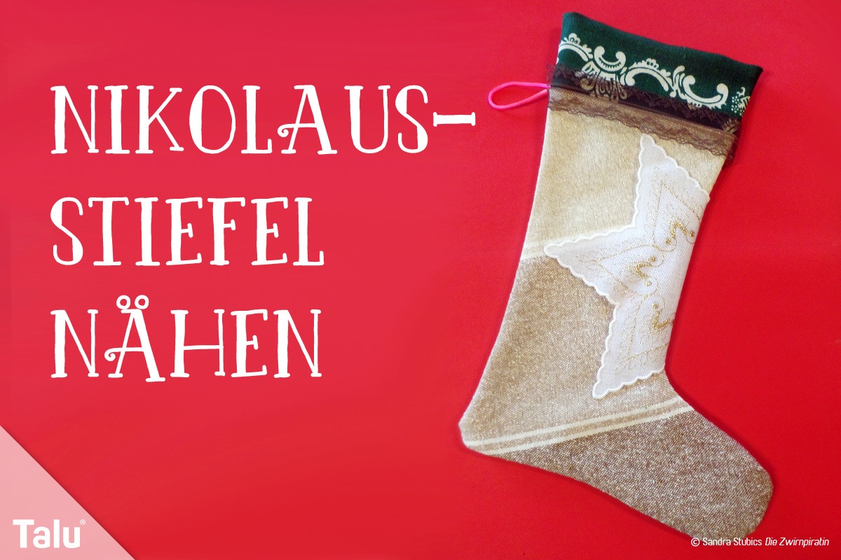 Nikolausstiefel nähen