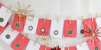 Adventskalender-Tüten basteln