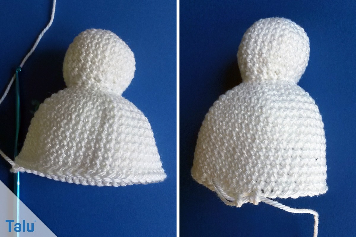Amigurumi-Schneemann