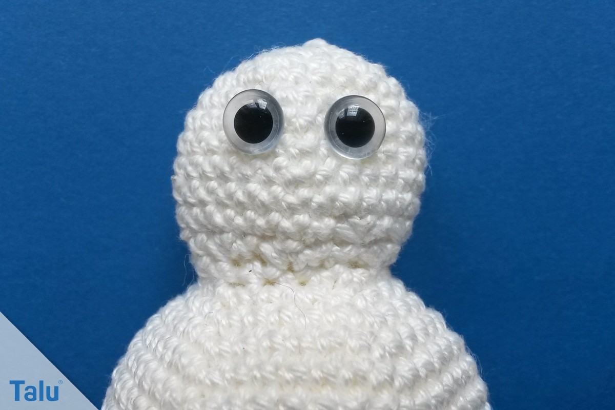 Amigurumi-Schneemann