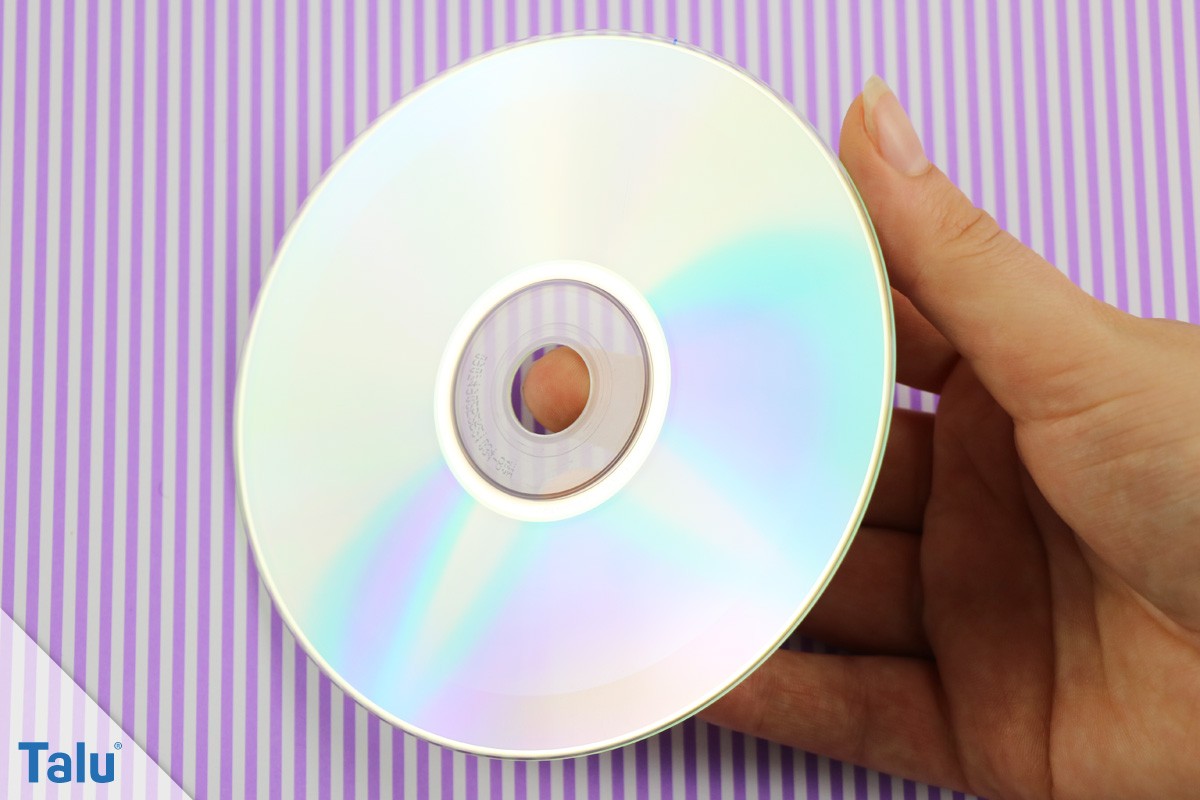 Kratzer auf CD entfernen