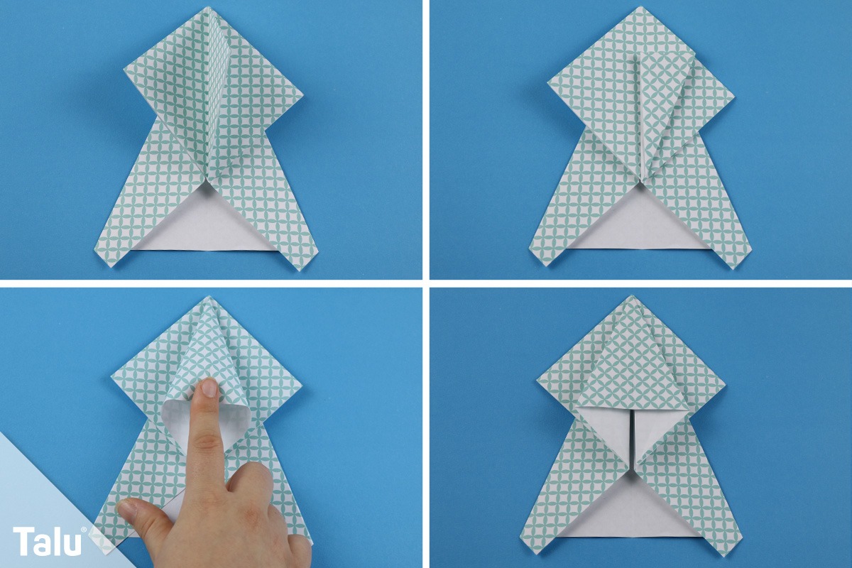 Origami Engel falten