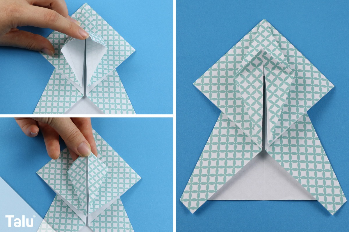 Origami Engel basteln