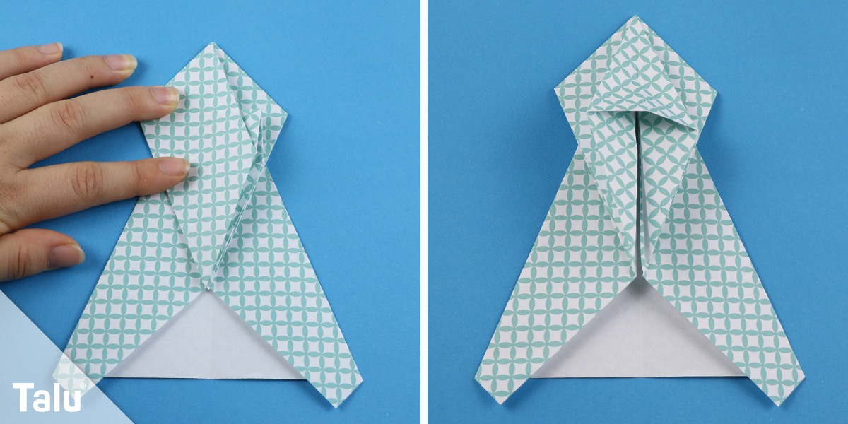 Origami-Engel falten