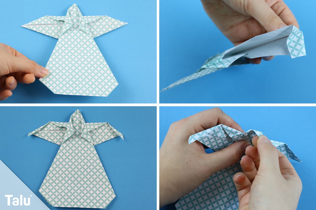 Origami Engel falten