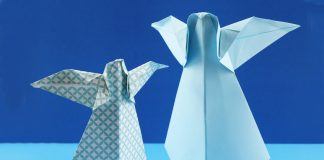 Origami Engel falten