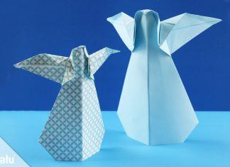 Origami Engel falten