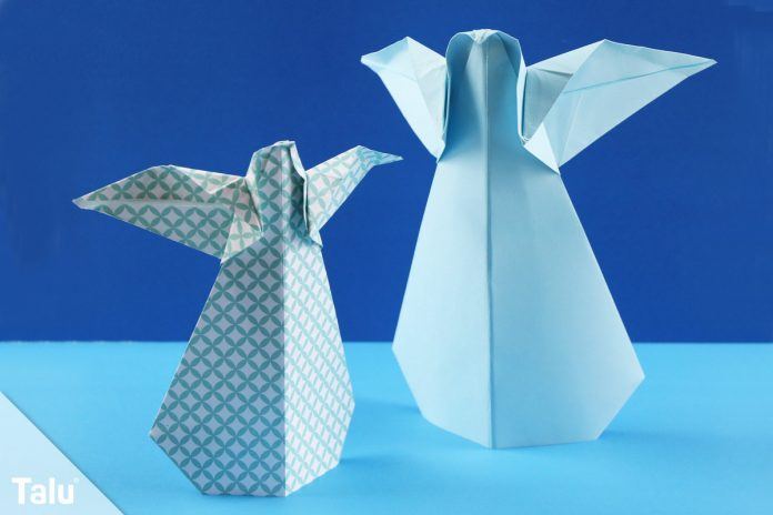Origami Engel falten