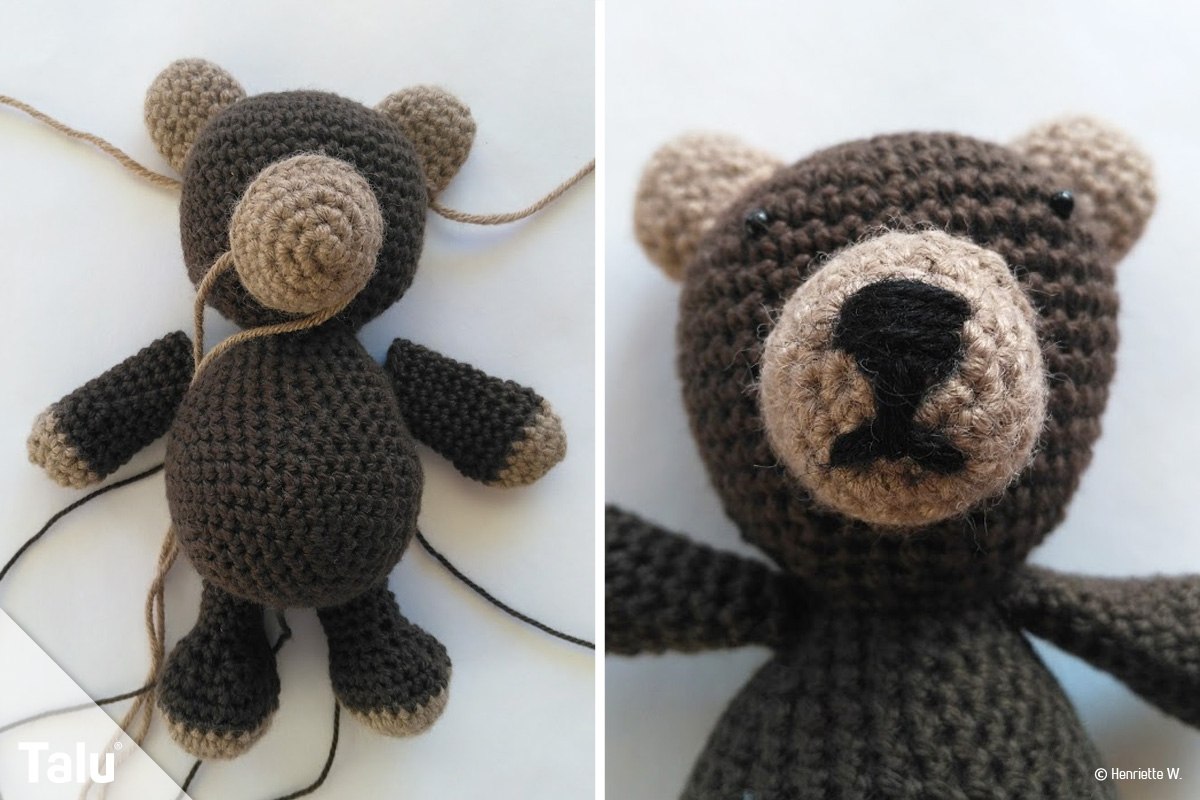 Amigurumi-Teddy häkeln