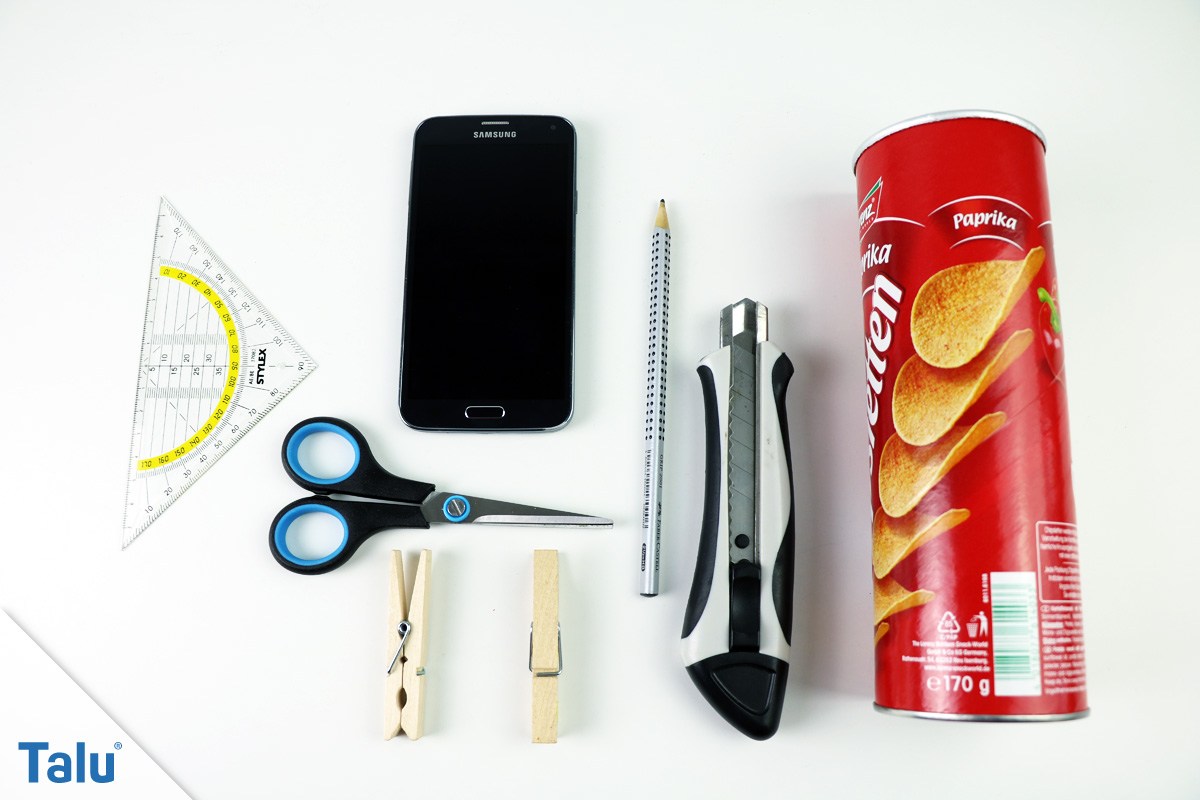 Handy Lautsprecher aus Chipsdose