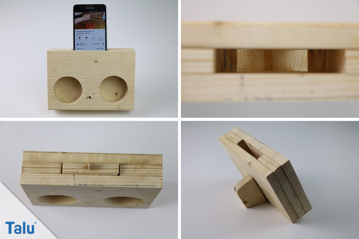 Boombox aus Holz