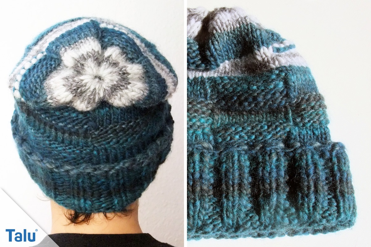 Long Beanie Stricken Anleitung Fur Mutze Per Rundstricknadel Talu De