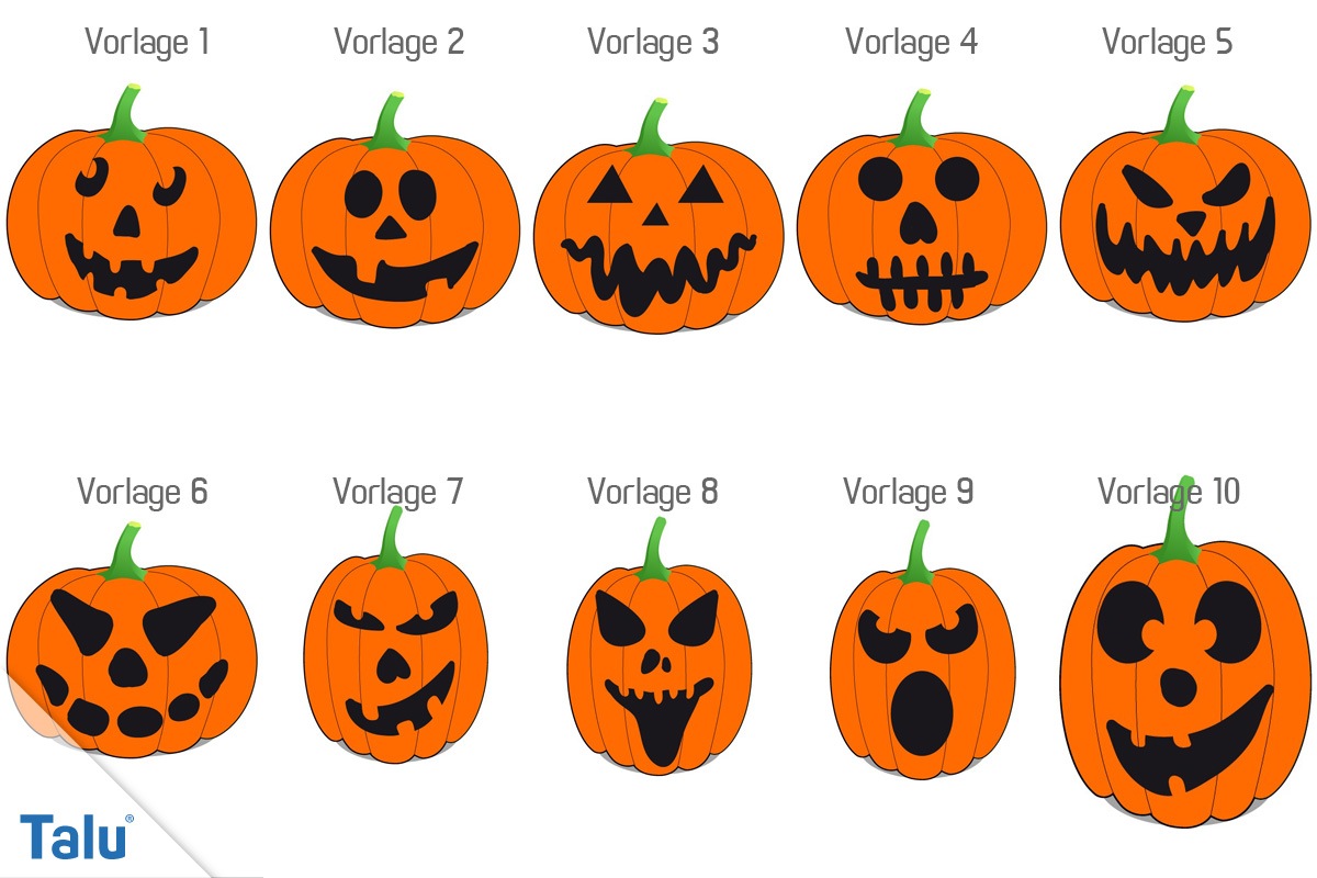 malvorlage kuerbis Faszinierend Kürbis Gesichter Vorlagen Heim und Möbel