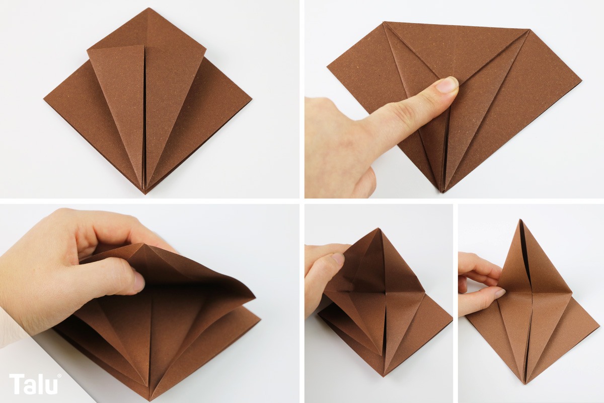 Origami-Eule falten