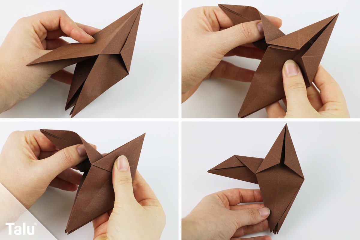 Origami-Eule basteln