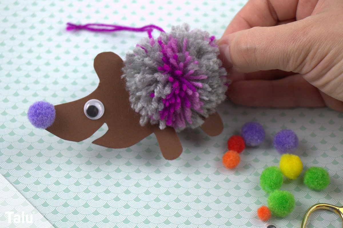 Pompom-Igel Variante 1