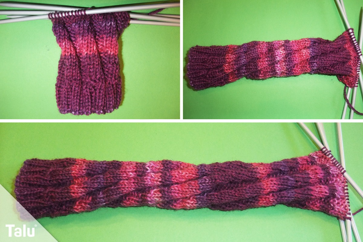 Spiralsocken Stricken Anleitung Und Grossentabelle Talu De