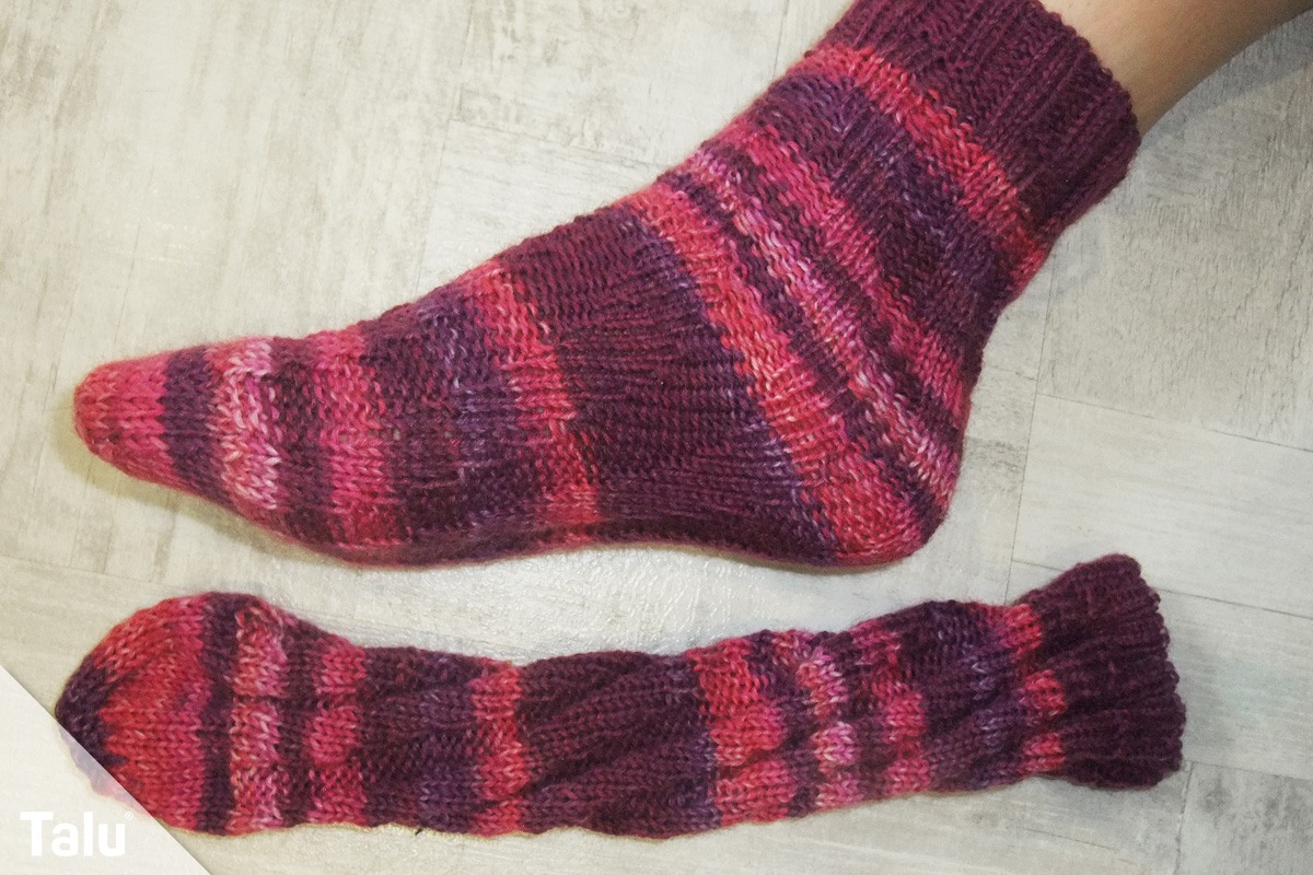 Spiralsocken Stricken Anleitung Und Grossentabelle Talu De