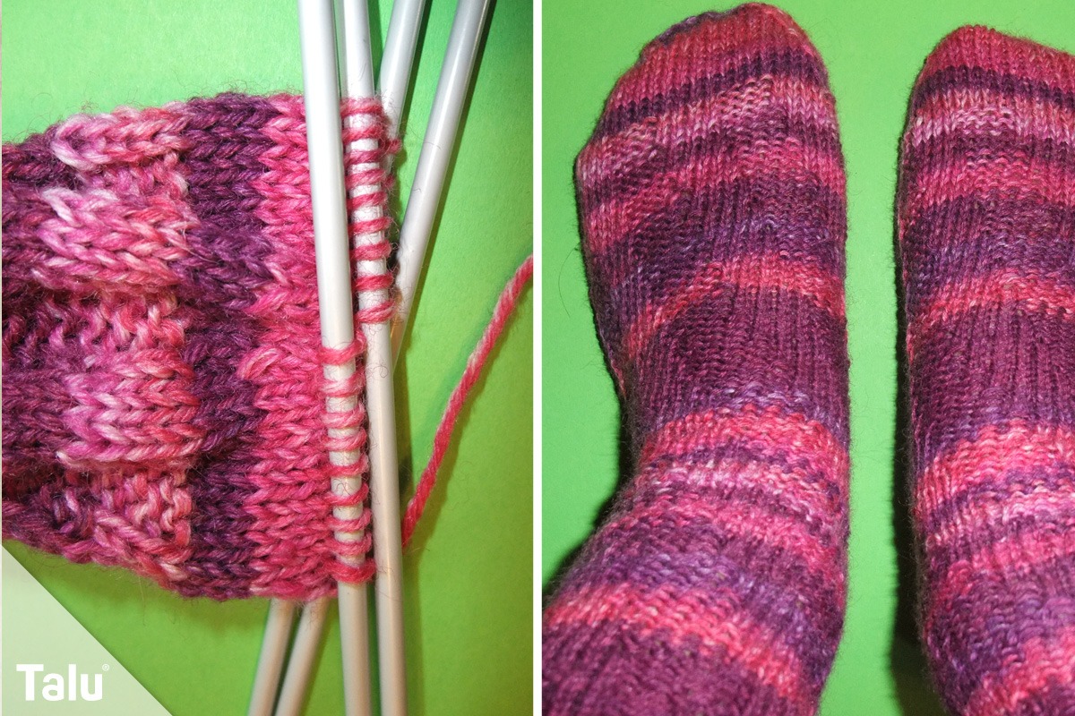 Spiralsocken Stricken Anleitung Und Grossentabelle Talu De