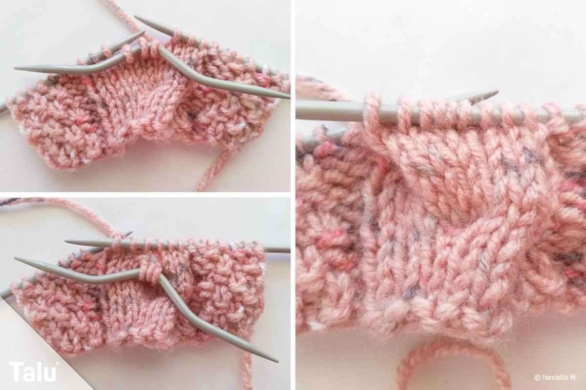 Strickanleitung für Zopfmuster