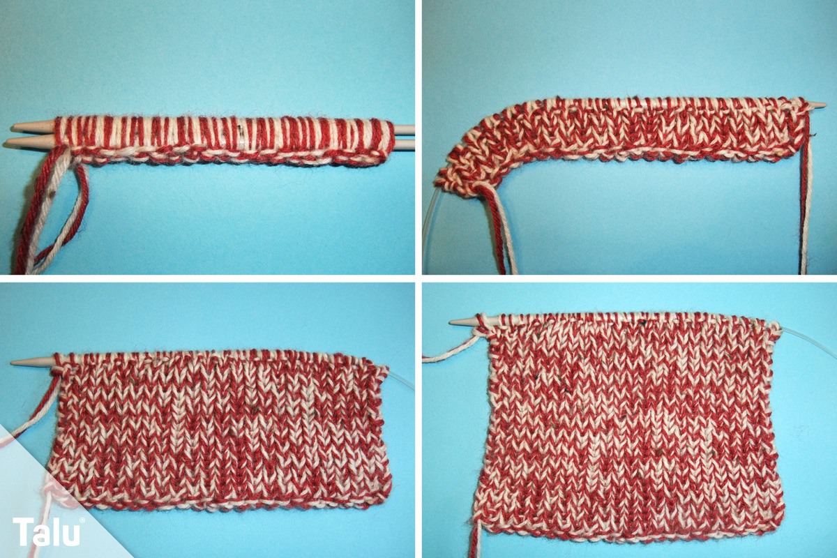 Pantoffeln stricken