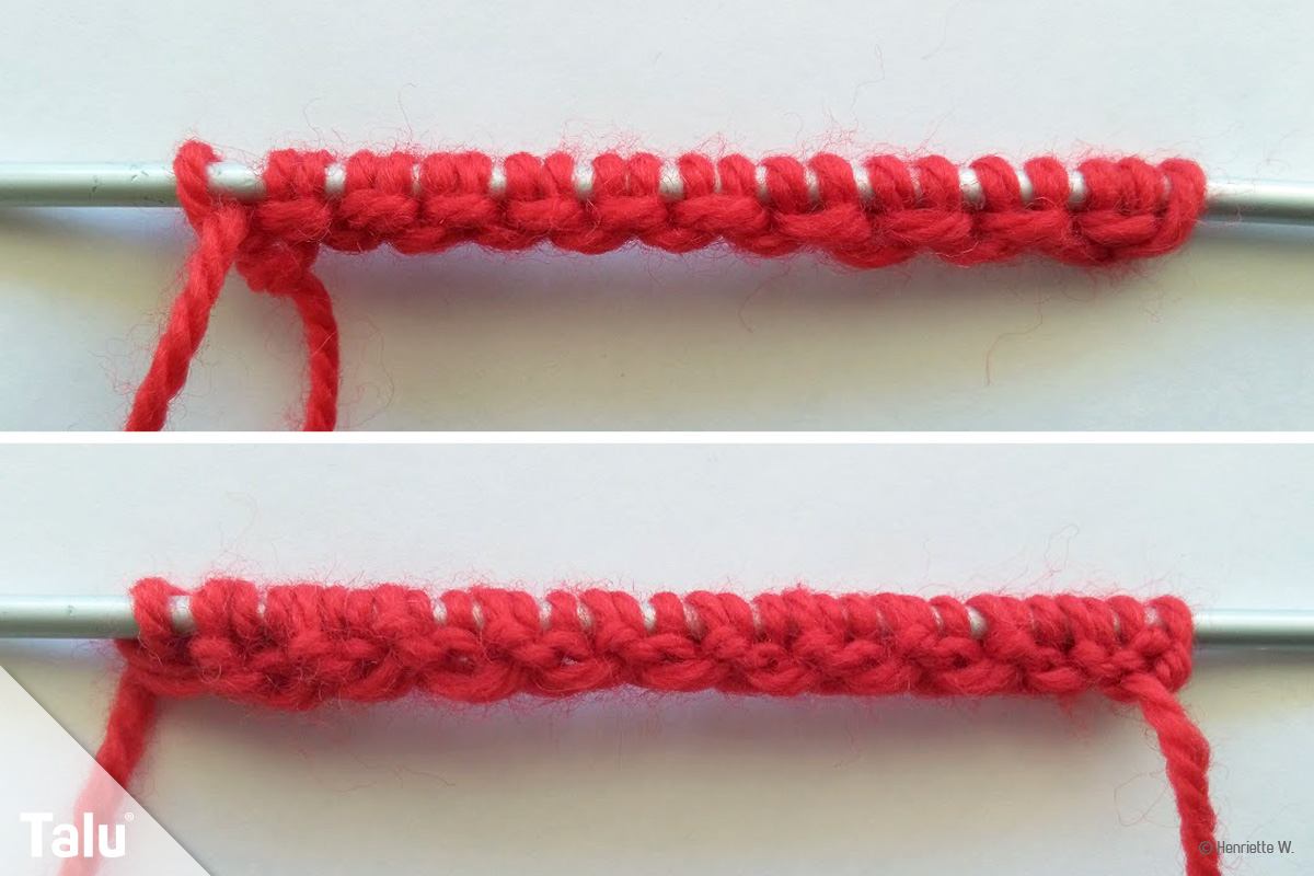 Schalkragen stricken