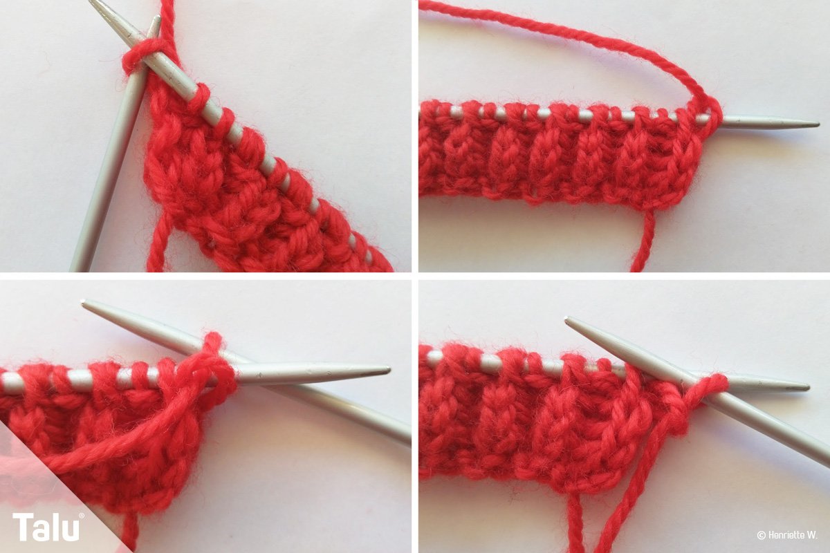 Schalkragen stricken