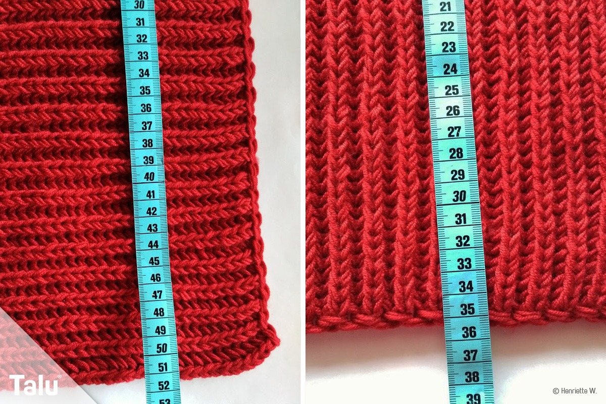 Schalkragen stricken