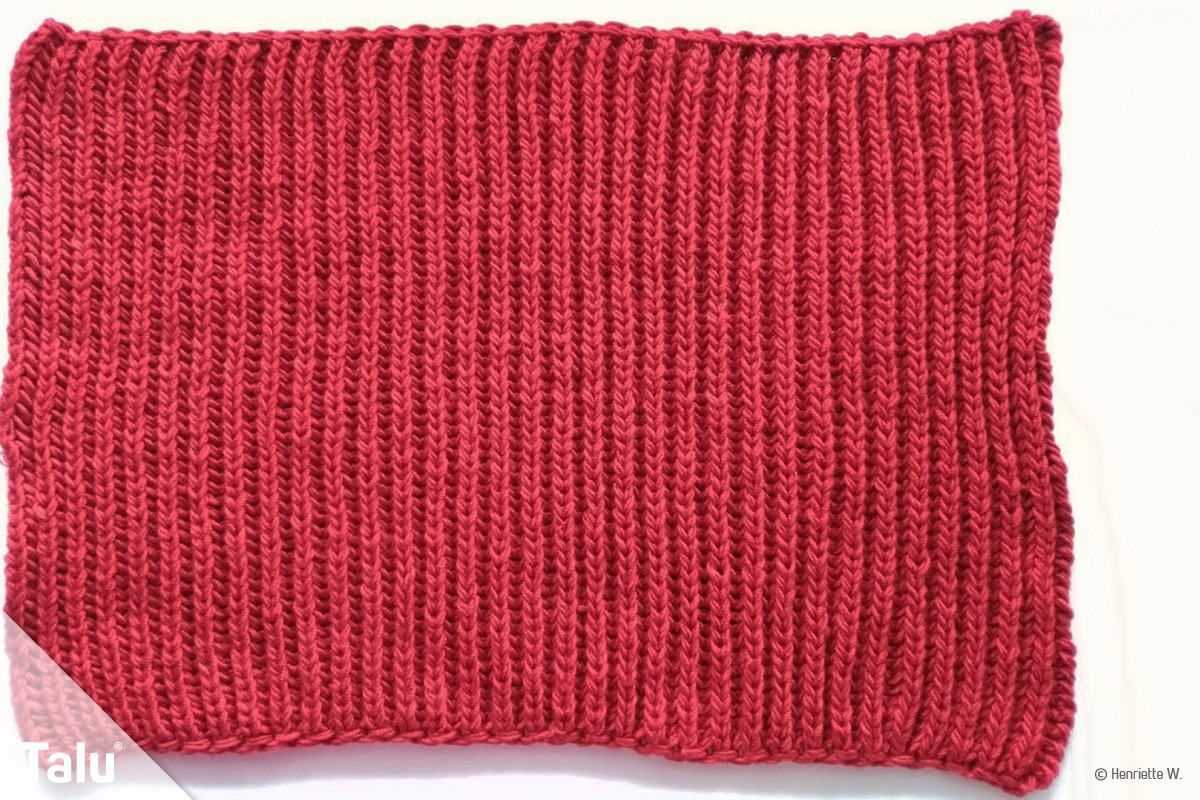 Schalkragen stricken