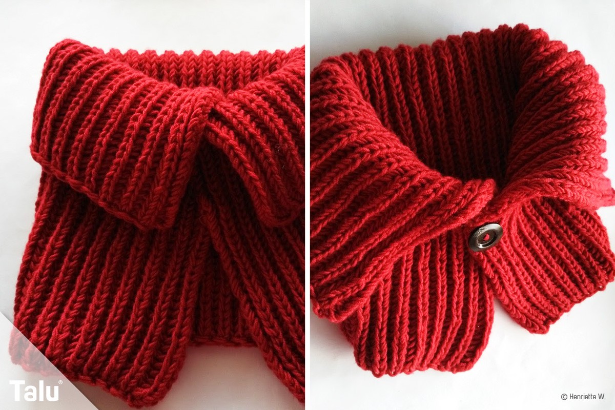 Schalkragen stricken