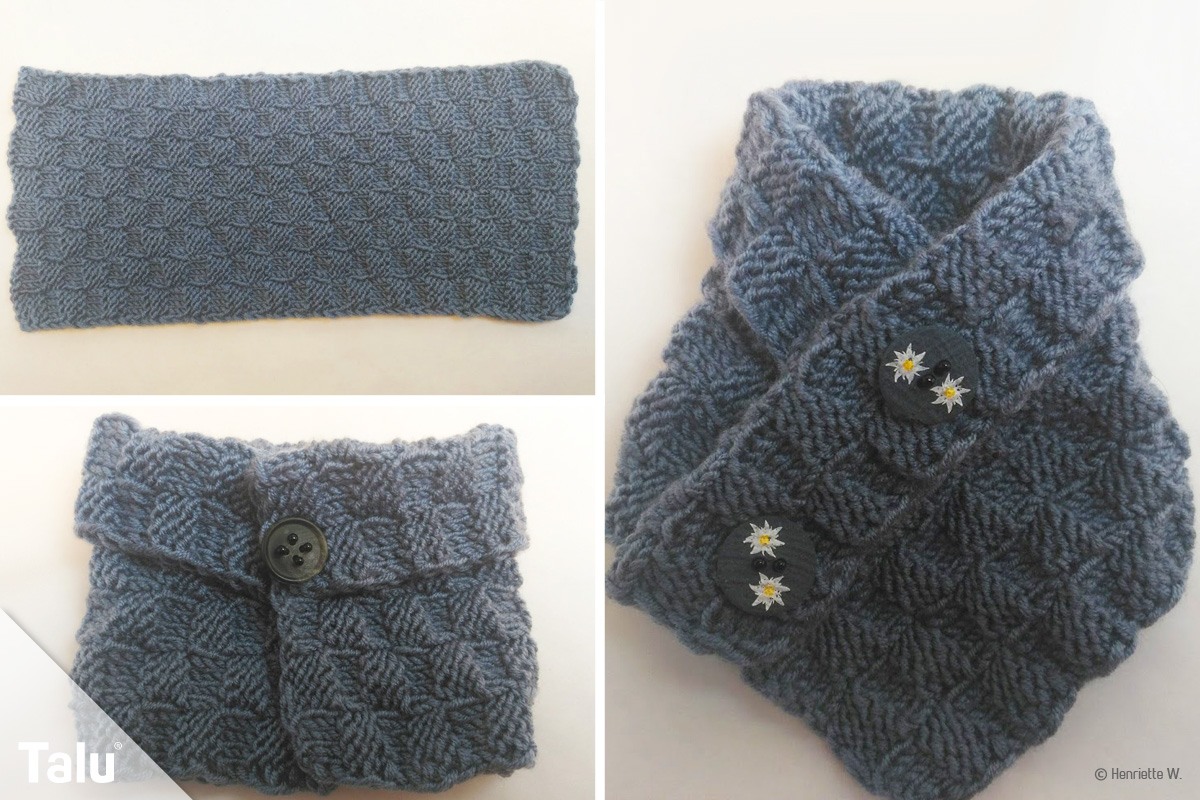 Schalkragen stricken