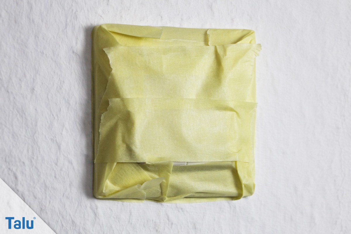 Schalter abkleben