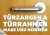 Türzarge und Türrahmen