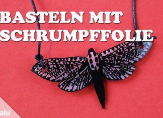 Basteln mit Schrumpffolie
