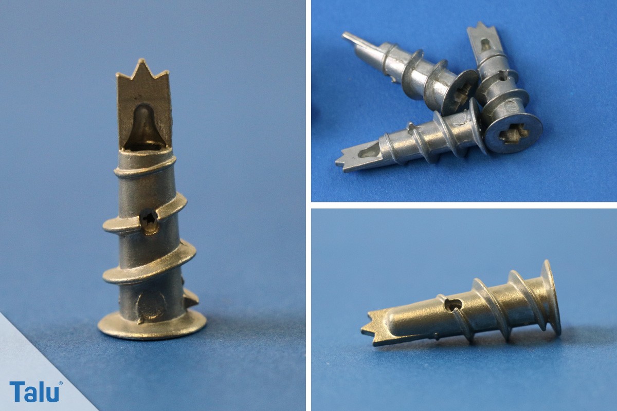 Trockenbaudübel aus Metall